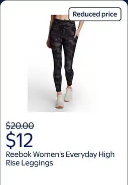 Walmart Reebok Women's and Women's Plus Everyday High Rise Leggings, 25 Inseam offer
