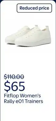 Walmart Fitflop Women's Rally e01 Multi-Knit Trainers offer