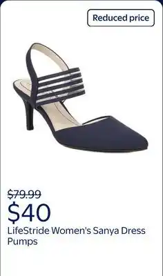 Walmart LifeStride Women's Sanya Dress Pumps, Wide Width Available offer
