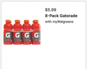 Walgreens 8-Pack Gatorade offer