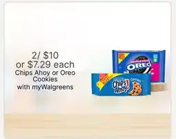 Walgreens Chips Ahoy or Oreo Cookies offer