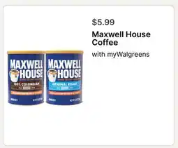 Walgreens Maxwell House Coffee offer