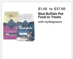 Walgreens Blue Buffalo Pet Food or Treats offer
