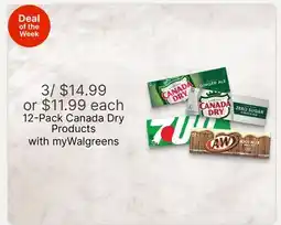 Walgreens 12-Pack Canada Dry Products offer