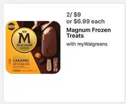 Walgreens Magnum Frozen Treats offer