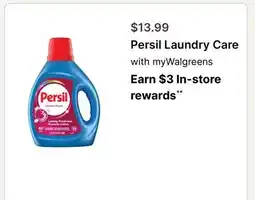 Walgreens Persil Laundry Care offer