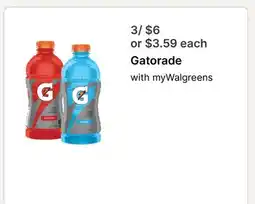 Walgreens Gatorade offer