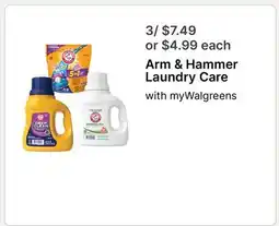 Walgreens Arm & Hammer Laundry Care offer
