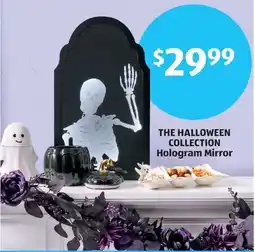 Aldi THE HALLOWEEN COLLECTION Hologram Mirror offer