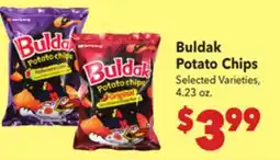 Vallarta Supermarkets Buldak Potato Chips offer