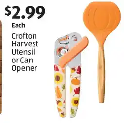 Aldi Crofton Harvest Utensil or Can Opener offer