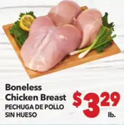 Vallarta Supermarkets Boneless Chicken Breast / PECHUGA DE POLLO SIN HUESO offer