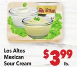 Vallarta Supermarkets Los Altos Mexican Sour Cream offer