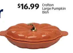 Aldi Crofton Large Pumpkin Dish offer
