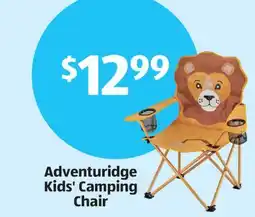 Aldi Adventuridge Kids' Camping Chair offer