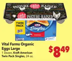 Vallarta Supermarkets Vital Farms Organic Eggs Large offer