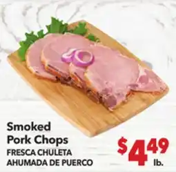 Vallarta Supermarkets Smoked Pork Chops/FRESCA CHULETA AHUMADA DE PUERCO offer