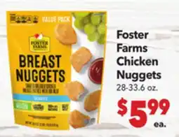 Vallarta Supermarkets Foster Farms Chicken Nuggets offer