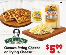 Vallarta Supermarkets Oaxaca String Cheese or Frying Cheese offer