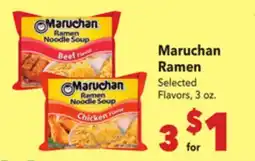 Vallarta Supermarkets Maruchan Ramen offer