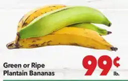 Vallarta Supermarkets Green or Ripe Plantain Bananas offer