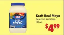 Vallarta Supermarkets Kraft Real Mayo offer