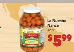Vallarta Supermarkets La Nuestra Nance offer