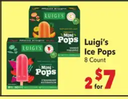 Vallarta Supermarkets Luigi's Ice Pops offer