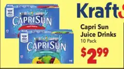 Vallarta Supermarkets Capri Sun Juice Drinks offer