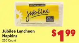 Vallarta Supermarkets Jubilee Luncheon Napkins offer