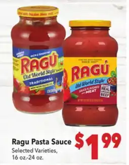 Vallarta Supermarkets Ragu Pasta Sauce offer