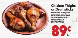 Vallarta Supermarkets Chicken Thighs or Drumsticks offer