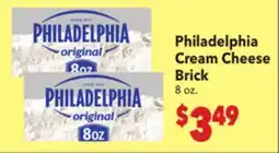 Vallarta Supermarkets Philadelphia Cream Cheese Brick offer