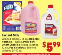 Vallarta Supermarkets Lactaid Milk offer