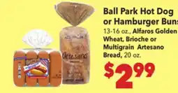 Vallarta Supermarkets Ball Park Hot Dog or Hamburger Buns offer