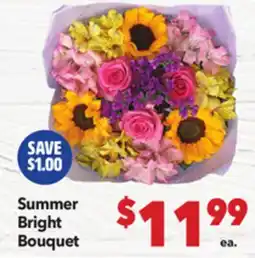 Vallarta Supermarkets Summer Bright Bouquet offer