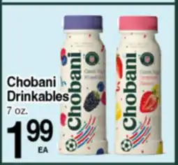 Superior Grocers Chobani Drinkables offer