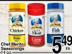 Superior Grocers Chef Merito Seasonings offer
