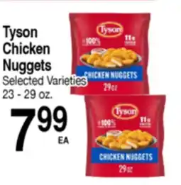 Superior Grocers Tyson Chicken Nuggets offer