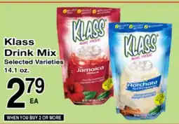 Superior Grocers Klass Drink Mix offer