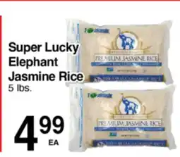Superior Grocers Super Lucky Elephant Jasmine Rice offer