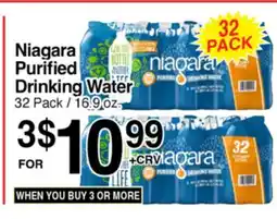 Superior Grocers Niagara Purified Drinking Water offer