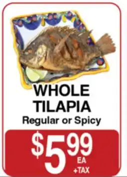Superior Grocers WHOLE TILAPIA offer