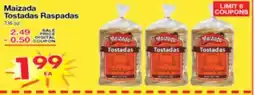 Superior Grocers Maizada Tostadas Raspadas offer