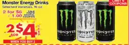 Superior Grocers Monster Energy Drinks offer
