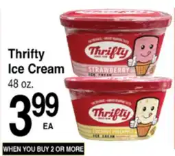Superior Grocers Thrifty Ice Cream offer