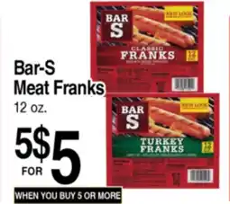 Superior Grocers Bar-S Meat Franks offer