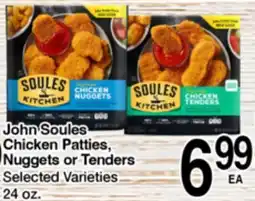 Superior Grocers John Soules Chicken Patties, Nuggets or Tenders offer