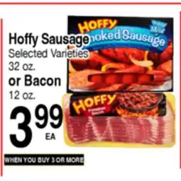 Superior Grocers Hoffy Sausage or Bacon offer
