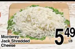 Superior Grocers Monterey Jack Shredded Cheese offer